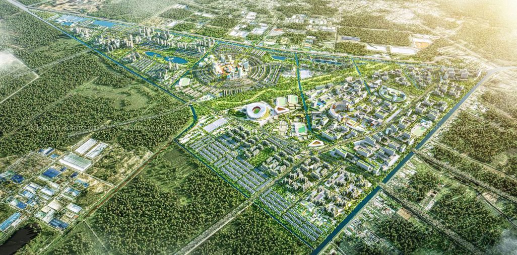 Sơ đồ hạ tầng giao thông kết nối Khu đô thị Đại học Quốc tế
