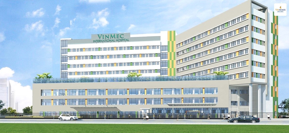Phối cảnh trung tâm thương mại Vincom tại Vinhomes Sài Gòn Park Hóc Môn