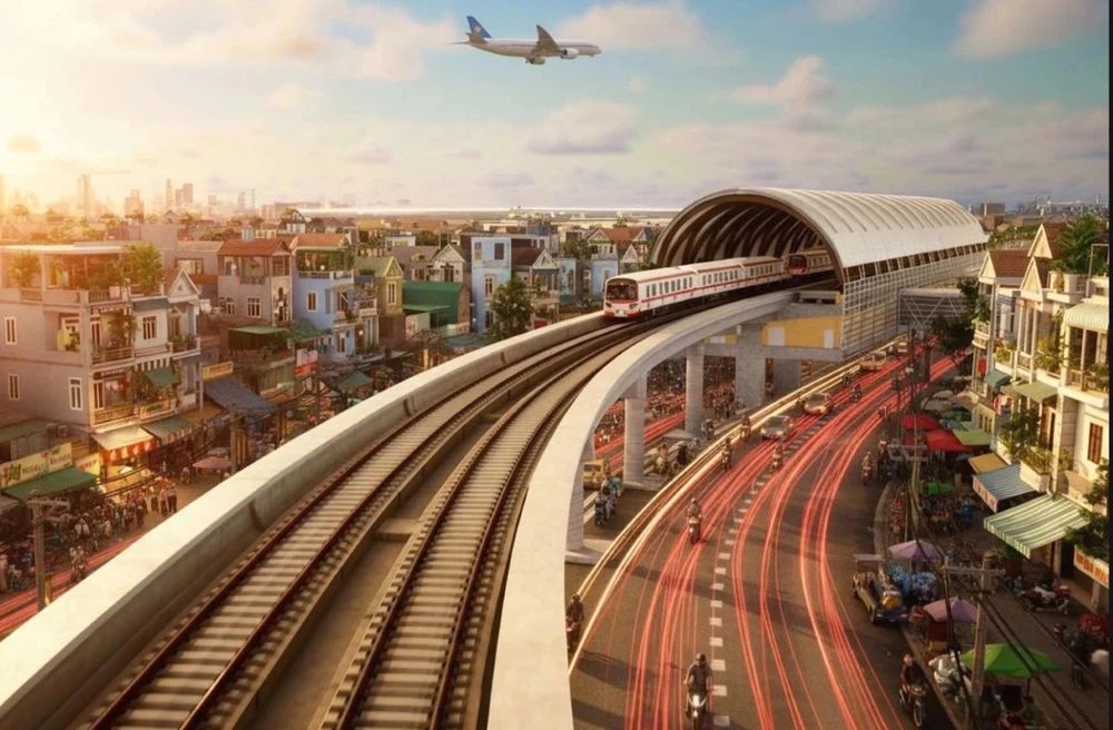 Sơ đồ kết nối Metro số 2 và Vành đai 3 TP.HCM tại khu Tây Bắc